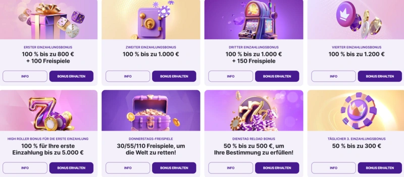 CrownSlots Casino Promotionen