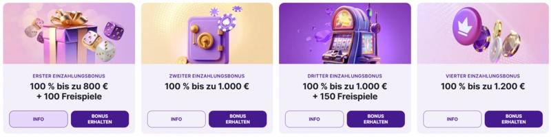 CrownSlots Casino Willkommensbonusse